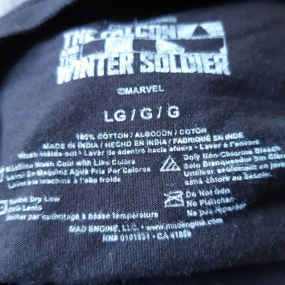 The Falcon and The Winter Soldier Marvel Mens T Shirt - Picture 4 of 6